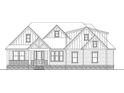Architectural drawing of a beautiful craftsman-style home with a welcoming front porch at 2729 Long Avenue Ext., Conway, SC 29526