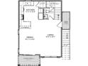Open concept kitchen, dining and living room are featured in this layout at 52 Fish Shack Alley, Murrells Inlet, SC 29576