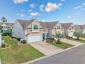 A desirable neighborhood showcasing well-manicured lawns and charming townhouses at 5475 Elba Way # 1601, Myrtle Beach, SC 29579