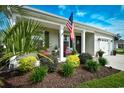 Inviting front porch with comfortable seating and patriotic decor at 9675 Holladay Dr., Murrells Inlet, SC 29576
