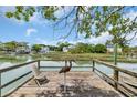 Picturesque view from dock overlooking waterfront homes and natural scenery at 3659 Jordan Landing Rd., Murrells Inlet, SC 29576