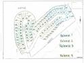 Community map featuring lot numbers and street names in a new home community at 5039 Selene Ct., Myrtle Beach, SC 29588