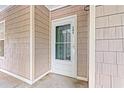 Close up of front door, featuring large, easy to read unit numbers at 6016 Dick Pond Rd. # 109, Myrtle Beach, SC 29588