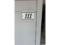 Apartment 111 entrance with door and doorframe at 201 Hillside Dr. N # 111, North Myrtle Beach, SC 29582