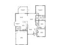 Detailed floor plan showcasing the layout with the living spaces, bedrooms, kitchen, garage, and outdoor areas at 4314 Turtle Ln., Little River, SC 29566