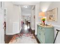 Elegant foyer with hardwood floors, stylish furnishings, and a bright, airy feel at 765 Berkshire Ave., Myrtle Beach, SC 29577