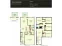 Floor plan showcasing The Columbia American Dream Series, offering five bedrooms and a two-car garage at 859 Long Beach Dr, Longs, SC 29568