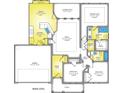 Detailed floor plan showcasing the layout of the home's main level at 1236 Mill Banks Dr., Longs, SC 29568