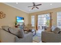 Comfortable living room with stylish furnishings and natural light at 305 Shuffleboard Ct., Myrtle Beach, SC 29572