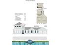 This is a front elevation floorplan rendering of a Kingfish Bay home at 2032 Manor Parc Dr, Calabash, NC 28467