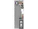 Floor plan featuring a garage, dining area, staircase, and multiple rooms at 211B 15Th Ave. S, Surfside Beach, SC 29575