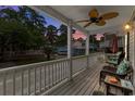 Relax on the porch with comfortable seating and enjoy the neighborhood view at 6001-1808 S Kings Hwy., Myrtle Beach, SC 29575