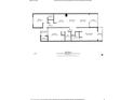 Detailed floorplan showcasing 980 sq ft layout with two bedrooms and balcony access at 207 N Ocean Blvd. # 342, North Myrtle Beach, SC 29582