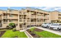Charming exterior view of building featuring stairs and landscaping at 9661 Shore Dr. # B7-29, Myrtle Beach, SC 29572