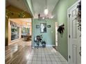 Inviting entryway with tile flooring and stylish decorations at 3048 Dewberry Dr., Conway, SC 29527