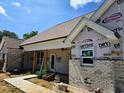 View of new home showing brick work and exterior trim details at 3619 Allentown Dr., Conway, SC 29526