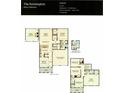 Floorplan featuring 5 bedrooms, 3.5 bathrooms, 2-car garage, owner's suite down and guest suite at 9720 Indigo Creek Blvd., Murrells Inlet, SC 29576