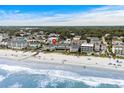 Aerial view of a condo complex that offers beach access and a sense of community at 1217 S Ocean Blvd. # 5, Surfside Beach, SC 29575