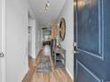 Inviting entryway features wood flooring, a decorative mirror, and an accent table at 2882 Ophelia Way, Myrtle Beach, SC 29577