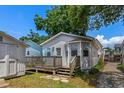 Exterior view with a charming wooden deck area, perfect for enjoying the outdoors at 6001- M12 S Kings Highway, Myrtle Beach, SC 29575