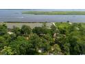 Expansive aerial view showcasing the lush greenery, bodies of water, and natural beauty at 951 Herriott Farms Dr., Georgetown, SC 29440