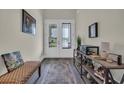 Inviting entryway featuring stylish decor, a patterned rug, and a view of the front door at 1024 Pochard Dr., Conway, SC 29526