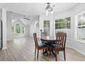 Bright dining room with a view to the open concept living area at 1331 Bermuda Ct., Surfside Beach, SC 29575