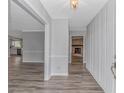 Inviting foyer showcasing modern flooring, neutral paint, and classic trim at 2829 Highway 129, Galivants Ferry, SC 29544