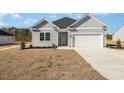 Charming home featuring a two-car garage and beautifully landscaped front yard at 369 Log Cabin Rd., Loris, SC 29569
