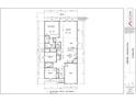 Detailed floor plan showing the layout of a one-story, three-bedroom home with open-concept living at 5713 S Highway 41, Marion, SC 29571