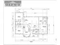 Detailed floor plan showcasing the layout, including bedrooms, living area, and kitchen at Tbb 1 St. John Rd., Galivants Ferry, SC 29544