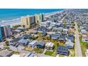 Beautiful aerial view showcases a coastal community with easy access to the beach and ocean at 204 55Th Ave. N, North Myrtle Beach, SC 29582
