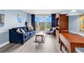 Comfortable living room with a balcony and a view at 2300 N Ocean Blvd. # 132, Myrtle Beach, SC 29577
