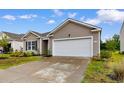 Inviting one-story home with a well-maintained lawn and attached one car garage at 572 Woodland Farms Circle, Aynor, SC 29511