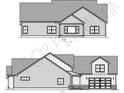 Rear and left side elevations showcase architectural details and window placement at 8016 Old Reaves Ferry Rd., Conway, SC 29526