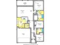 Barnard II floor plan featuring a spacious layout with an open kitchen, great room, and owner's suite at 1010 Black Locust Pl., Longs, SC 29568