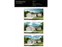 Muirwood Coastal Collection featuring three home elevations with two-car garages and professionally landscaped yards at 6069 Zoe Way, Myrtle Beach, SC 29588
