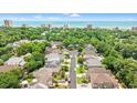 Beautiful aerial view showcasing the neighborhood's proximity to the ocean and surrounding greenery at 867 Cardinal Pl., North Myrtle Beach, SC 29582