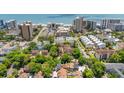 Stunning aerial view showcasing the neighborhood's proximity to the beach and surrounding city landscape at 310 74Th Ave. N # 7, Myrtle Beach, SC 29572