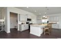 Modern kitchen featuring a granite countertops, white cabinetry, and stainless steel appliances at 1239 Maxwell Dr., Little River, SC 29566