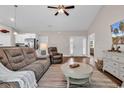 Comfortable living room with wood floors, neutral decor, and a bright, welcoming atmosphere at 3846 Journeys End Rd., Murrells Inlet, SC 29576