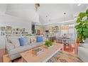 Open-concept living space flows into the dining area and kitchen, perfect for entertaining at 1415 Powhaton Dr., Myrtle Beach, SC 29577