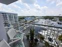 This unit has a spacious balcony overlooking the marina with comfortable seating at 2100 Sea Mountain Hwy. # 520, North Myrtle Beach, SC 29582