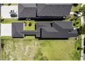 Birds eye view of new home with three car garage and large backyard at 287 West Palms Dr., Myrtle Beach, SC 29579
