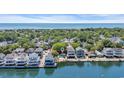 Aerial view of waterfront community homes with ocean view at 6001 - Q21 South Kings Hwy., Myrtle Beach, SC 29575