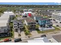 Aerial view of the property and surrounding homes and waterways at 221 N Waccamaw Dr., Murrells Inlet, SC 29576