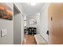 Inviting hallway with a neutral color palette, wood floors, and decorative accents at 400 20Th Ave. N # 606, Myrtle Beach, SC 29577