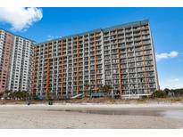 Oceanfront building, multiple stories, balconies, and great ocean views at 1501 S Ocean Blvd. # 746, Myrtle Beach, SC 29577