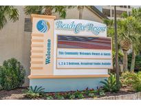 Beach Cove Resort sign welcomes owners and guests to the oceanfront 1, 2, and 3-bedroom condos at 4800 S Ocean Blvd. # 1219, North Myrtle Beach, SC 29582
