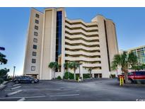 Coastal condo building with ocean views and parking at 517 S Ocean Blvd. # 105, North Myrtle Beach, SC 29582